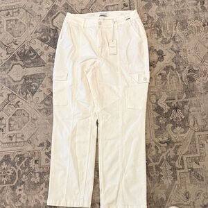 Judy Blue White Cargo Pants